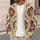 Ornate Burgundy Olive Damask Motifs For Elegant Fall Layering And Everyday Wear All-over Print Knitted Cardigan - 5