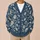 Blue Botanical Blooms for Relaxed Office Layers and Smart Casual Wardrobes for Women All-over Print Knitted Cardigan - 6