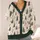 Evergreen Trees And Rustic Berry Sprigs For Cozy Holiday Gatherings And Cabin Weekends All-over Print Knitted Cardigan - 4