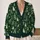 Snowy Evergreen Trees With Golden Stars For Festive Winter Outings Women's Holiday Wear All-over Print Knitted Cardigan - 2