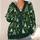 Snowy Evergreen Trees With Golden Stars For Festive Winter Outings Women's Holiday Wear All-over Print Knitted Cardigan - 4