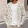 Pastel Wildflower Sprigs for Soft Autumn Layering and Relaxed Women's Everyday Style All-over Print Knitted Cardigan - 5