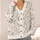 Pastel Wildflower Sprigs for Soft Autumn Layering and Relaxed Women's Everyday Style All-over Print Knitted Cardigan - 4