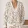 Pastel Wildflower Sprigs for Soft Autumn Layering and Relaxed Women's Everyday Style All-over Print Knitted Cardigan - 2