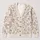 Pastel Wildflower Sprigs for Soft Autumn Layering and Relaxed Women's Everyday Style All-over Print Knitted Cardigan - 1