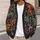 Dark Botanical Blooms For Everyday Layering And Artistic Evening Style For Modern Women All-over Print Knitted Cardigan - 5