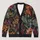 Dark Botanical Blooms For Everyday Layering And Artistic Evening Style For Modern Women All-over Print Knitted Cardigan - 1