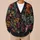 Dark Botanical Blooms For Everyday Layering And Artistic Evening Style For Modern Women All-over Print Knitted Cardigan - 6
