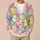 Colorful Sheep Motif for Cheerful Everyday Layering in a Cozy Women’s Casual Wardrobe All-over Print Knitted Cardigan - 6