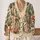 Southwestern Cactus Floral Cowboy Boot Motif for Everyday Western Casual Layering All-over Print Knitted Cardigan - 2