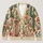 Southwestern Cactus Floral Cowboy Boot Motif for Everyday Western Casual Layering All-over Print Knitted Cardigan - 1