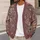 Vintage Botanical Blooms in Dusty Rose for Everyday Layering, Weekends and Travel Wear All-over Print Knitted Cardigan - 5