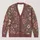 Vintage Botanical Blooms in Dusty Rose for Everyday Layering, Weekends and Travel Wear All-over Print Knitted Cardigan - 1