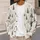 Delicate Botanical Tree Motifs for Autumn Outings and Relaxed Everyday Weekend Style All-over Print Knitted Cardigan - 5