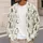 Winter Evergreen Tree Motifs for Cozy Holiday Layering and Fireside Gatherings Outdoors All-over Print Knitted Cardigan - 5
