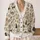 Cats and Dogs in Soft Woodland Tones for Cozy Everyday Layering at Home or Out Together All-over Print Knitted Cardigan - 2