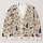 Cats and Dogs in Soft Woodland Tones for Cozy Everyday Layering at Home or Out Together All-over Print Knitted Cardigan - 1