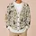 Cats and Dogs in Soft Woodland Tones for Cozy Everyday Layering at Home or Out Together All-over Print Knitted Cardigan - 6