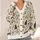 Cats and Dogs in Soft Woodland Tones for Cozy Everyday Layering at Home or Out Together All-over Print Knitted Cardigan - 4