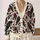 Raven And Red Rose Gothic Garden Style For Everyday Layering, Autumn Outings, And Gifting All-over Print Knitted Cardigan - 2