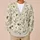 Daisy Bee Meadow Motif for Relaxed Cottagecore Layering and Everyday Spring Style All-over Print Knitted Cardigan - 6
