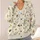 Daisy Bee Meadow Motif for Relaxed Cottagecore Layering and Everyday Spring Style All-over Print Knitted Cardigan - 4