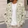 Daisy Bee Meadow Motif for Relaxed Cottagecore Layering and Everyday Spring Style All-over Print Knitted Cardigan - 5