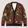Red Poppy Daisy Wildflowers For Relaxed Everyday Layering And Cottage Garden Style All-over Print Knitted Cardigan - 1