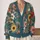 Wildflower Botanical Blooms for Spring Layering and Everyday Women’s Casual Style All-over Print Knitted Cardigan - 2