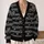 Heart Stripe Geometric Style for Everyday Layering and Casual Autumn Outfits, Women All-over Print Knitted Cardigan - 2