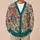 Bohemian Floral Paisley Blooms for Relaxed Spring Layering and Everyday Weekend Wear All-over Print Knitted Cardigan - 6