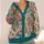 Bohemian Floral Paisley Blooms for Relaxed Spring Layering and Everyday Weekend Wear All-over Print Knitted Cardigan - 4