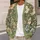 Vintage Olive Botanical Blooms For Everyday Layering And Relaxed Women's Wardrobe All-over Print Knitted Cardigan - 5