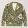 Vintage Olive Botanical Blooms For Everyday Layering And Relaxed Women's Wardrobe All-over Print Knitted Cardigan - 1