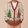 Retro Nordic Evergreen Tree Motif For Cozy Holiday Layering And Winter Weekend Style All-over Print Knitted Cardigan - 6