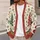 Retro Nordic Evergreen Tree Motif For Cozy Holiday Layering And Winter Weekend Style All-over Print Knitted Cardigan - 5