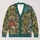 Pastoral Cottage Village Meadow Scene for Cozy Autumn Layering and Weekend Strolls All-over Print Knitted Cardigan - 1