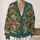Pastoral Cottage Village Meadow Scene for Cozy Autumn Layering and Weekend Strolls All-over Print Knitted Cardigan - 2