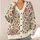 Bohemian Paisley Floral Blooms For Casual Layering, Weekend Travel, And Spring Days All-over Print Knitted Cardigan - 4