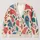 Red Palm Fronds And Peacock Feathers For Relaxed Autumn Layering Women’s Everyday Style All-over Print Knitted Cardigan - 1