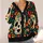 Day Of The Dead Sugar Skull Florals For Festive Everyday Layering And Celebrations All-over Print Knitted Cardigan - 4