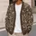 Espresso Paisley and Botanical Scrolls for Cozy Bohemian Everyday Layering Style All-over Print Knitted Cardigan - 5