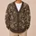 Espresso Paisley and Botanical Scrolls for Cozy Bohemian Everyday Layering Style All-over Print Knitted Cardigan - 6