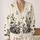 Black Floral Botanical Cardigan Style for Cozy Everyday Layering and Garden Lovers All-over Print Knitted Cardigan - 2