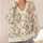 Vintage Rose And Sage Florals For Romantic Everyday Style And Casual Outings All-over Print Knitted Cardigan - 4