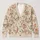 Vintage Rose And Sage Florals For Romantic Everyday Style And Casual Outings All-over Print Knitted Cardigan - 1