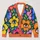 Colorful Floral Eyes for Everyday Layering, Creative Office Style, and Casual Days All-over Print Knitted Cardigan - 1