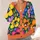 Colorful Floral Eyes for Everyday Layering, Creative Office Style, and Casual Days All-over Print Knitted Cardigan - 4