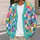 Colorful Pastel Checkerboard Squares for Bright Everyday Layering and Casual Style All-over Print Knitted Cardigan - 5