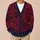 Dark Floral Roses For Elegant Everyday Layering, Romantic Women’s Casual Weekend Wear All-over Print Knitted Cardigan - 6